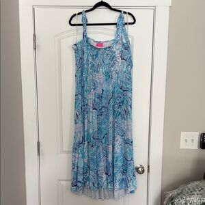 Lilly Pulitzer Smocked Maxi  Dress